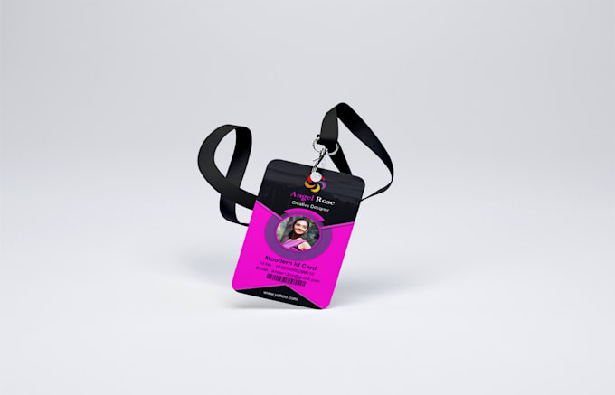 modern id card design for relavant