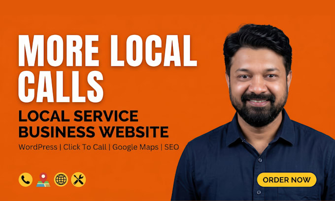 build and design wordpress website for local service business