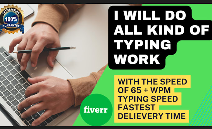 Do accurate typing job, copy paste work, retyped scanned docments by ...