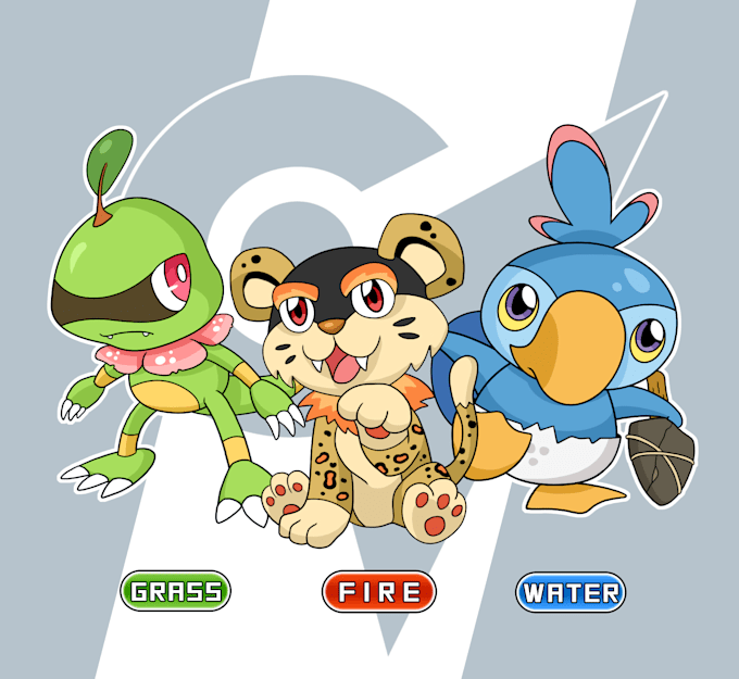 create a fakemon design based on your description