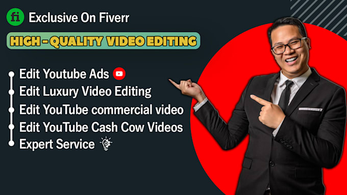 edit professional youtube cash cow videos for business tech or study topics