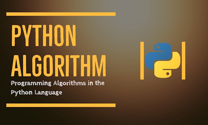 Program an algorithm using python by Maex_maex | Fiverr