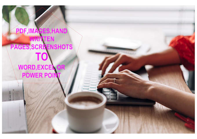 type your handwritten document into word excel files