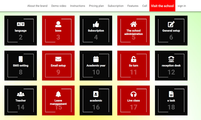 provide school management system, lms, erp, student app
