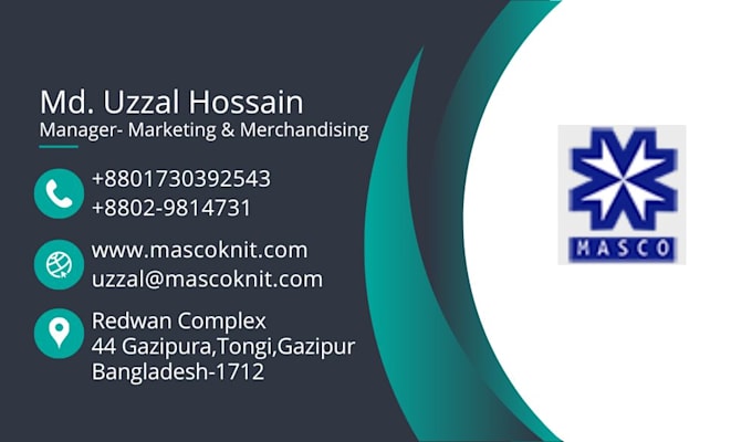 create a luxury business card design for your brand