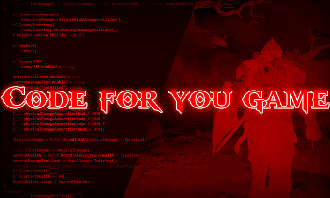 Code a script for you in unity by Aranhaslayer | Fiverr