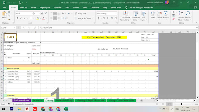 Do any type of data entry task with excel and world by Chakram994 Fiverr