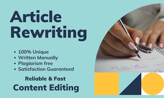 do free unique article rewriting, blog posting