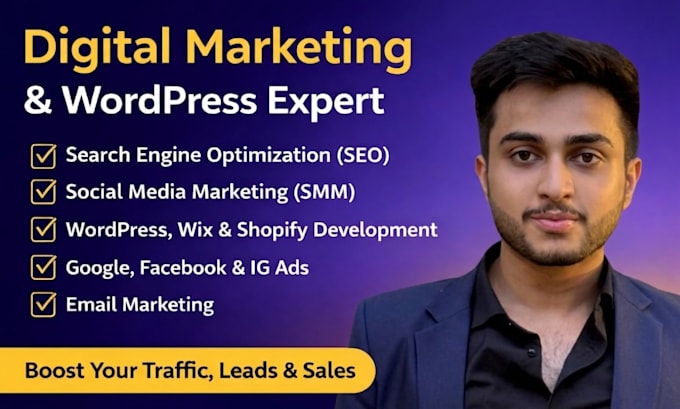 manage your digital marketing with wordpress