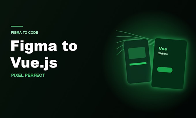 convert figma to a responsive vue js website
