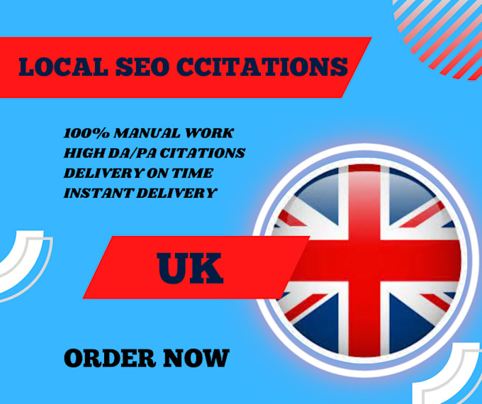 do live 350 UK local SEO citations and directory submission