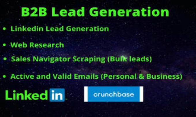 do b2b lead generation and tarageted propsect list building