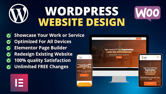 Design and develop stunning wordpress website with elementor pro by ...