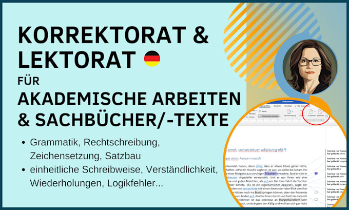 korrektorat oder lektorat für sachtexte und wissenschaftliche texte