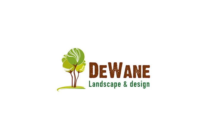 design genuine landscaping company logo
