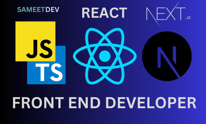 Build web application with react js and next js by Sameetdev | Fiverr
