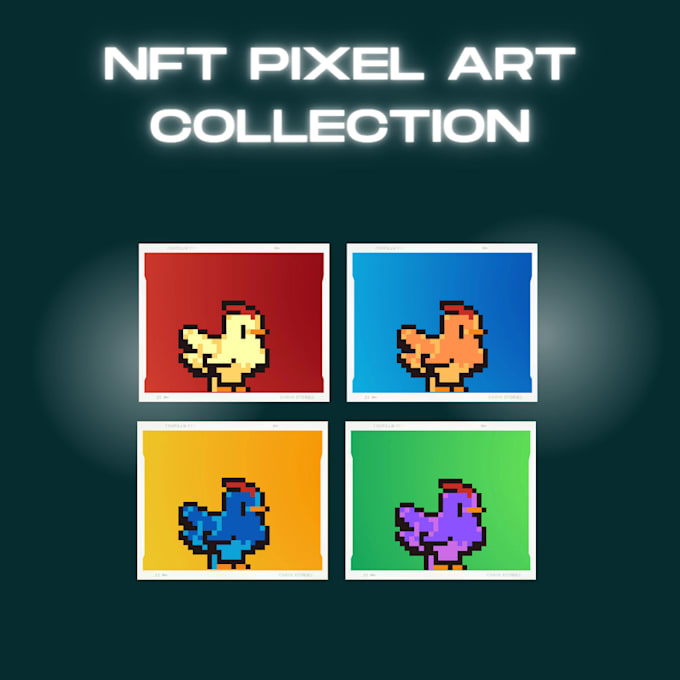 Create custom nft pixel art collection by Kevinbarau Fiverr