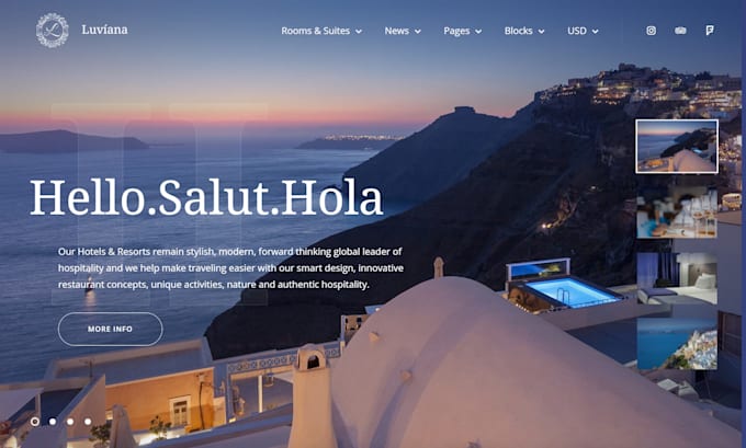 create property management, airbnb and vacation rental, hotel booking website