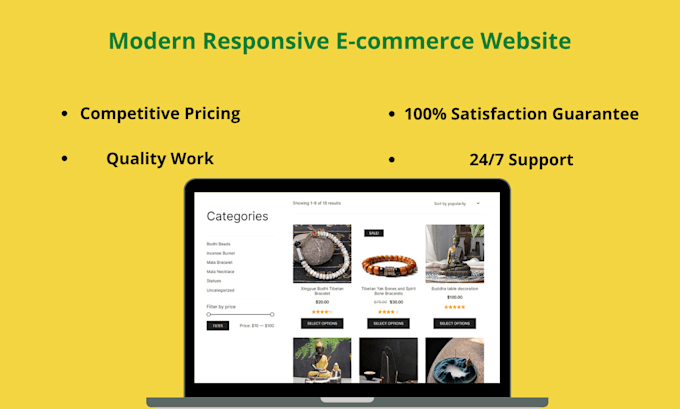 create ecommerce website using woocommerce