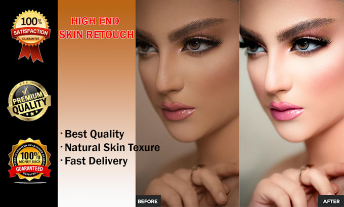 do skin retouching high end photo retouching image edit fast
