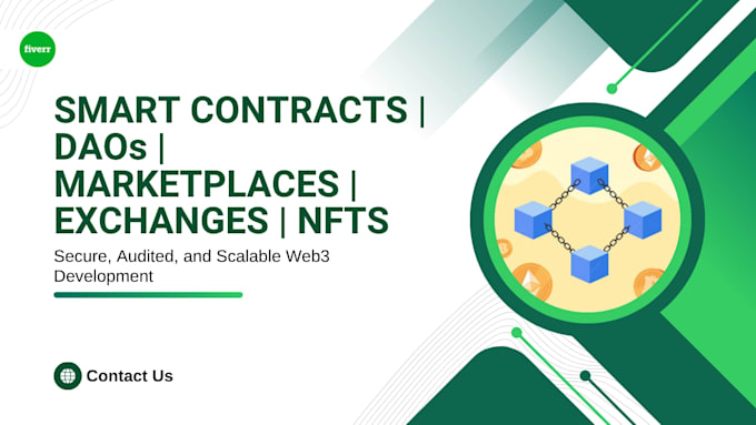 build smart contract backend as a web3 developer and blockchain engineer