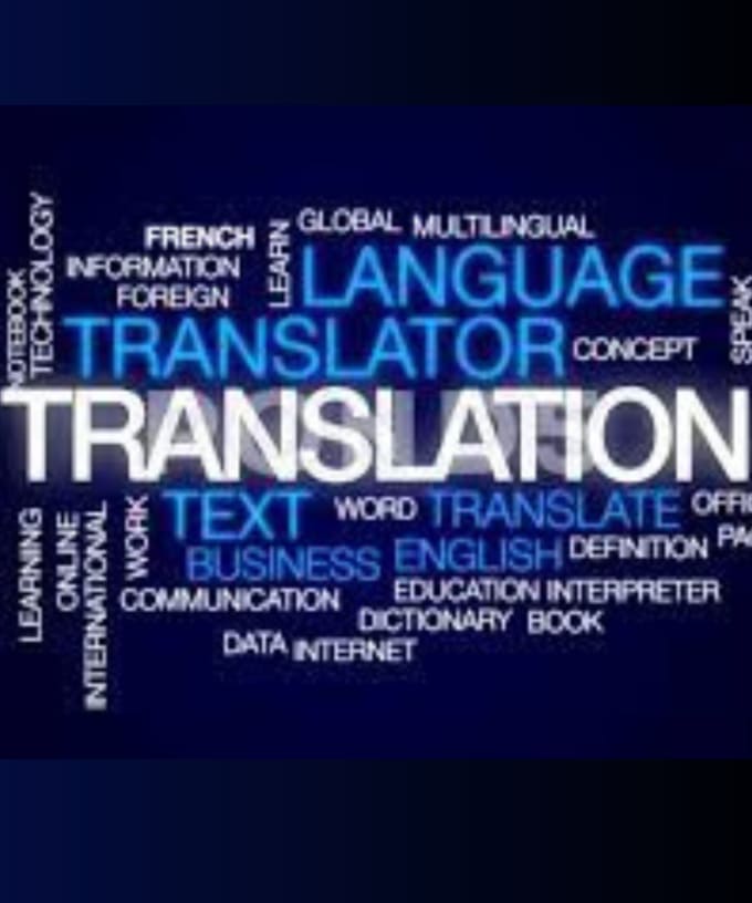 Translate from english to urdu and arabic by rameen malik22 fiverr
