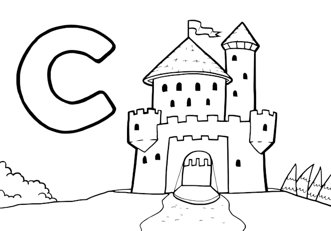 draw custom coloring page images for coloring book