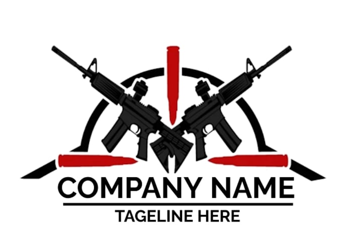 do awesome modern military logo design