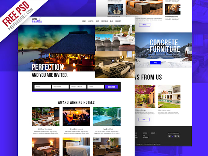 create vacation rental website ,hotel booking website , villa , resort website