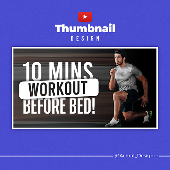 design a creative youtube thumbnails in less 30 min