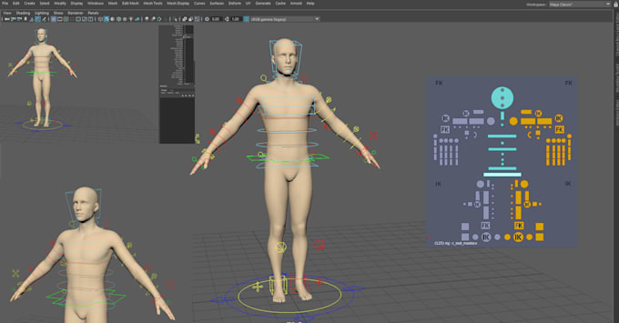 do 3d rigging in maya,3ds max,unreal engine,gaming,unity,online game