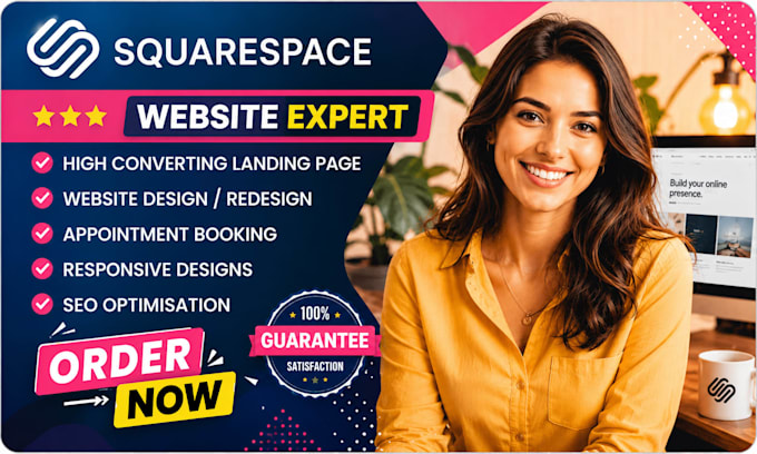 design redesign sqaurespace or figma to sqaurespace webpages