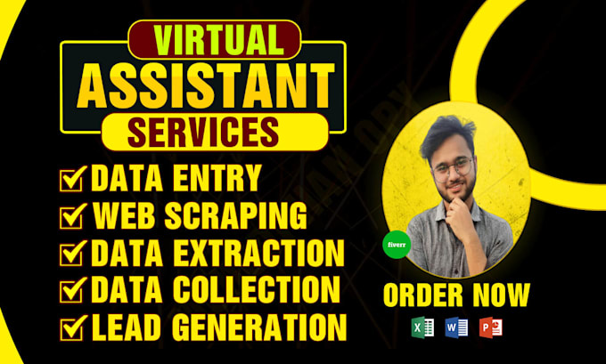 data entry, data extraction, web scraping and lead generation