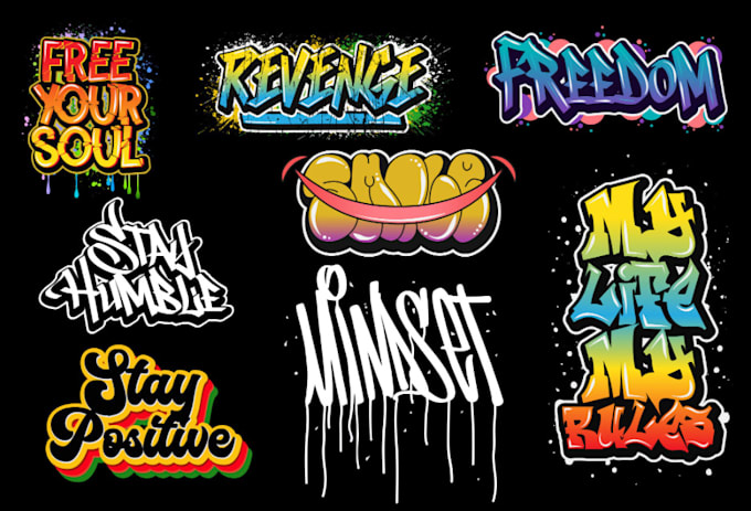 design awesome graffiti text, tags, t shirts, and logo