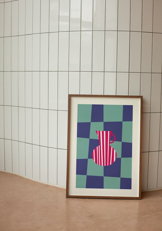 Create poster illustration for your wall art prints by Diannenowak Fiverr