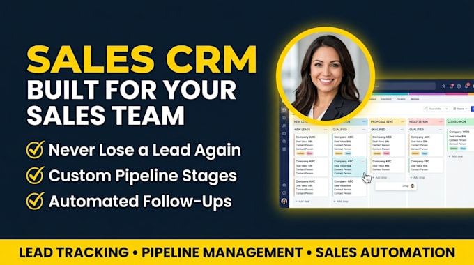build a custom sales CRM and lead management system for your business
