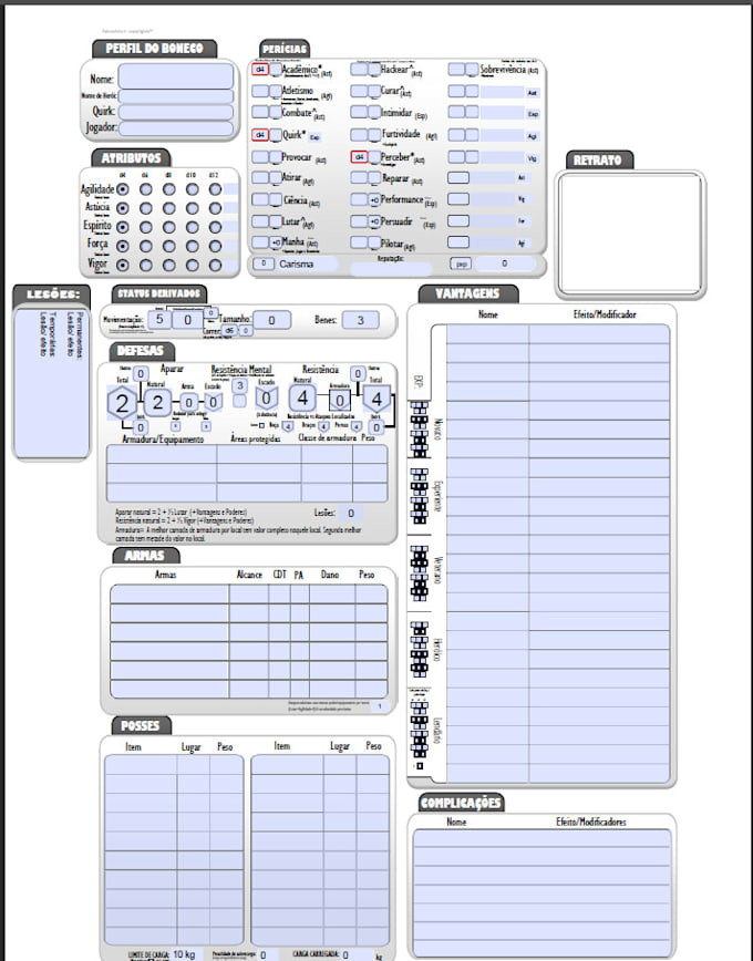 Code automated pdf character sheets for online tabletop rpgs by ...