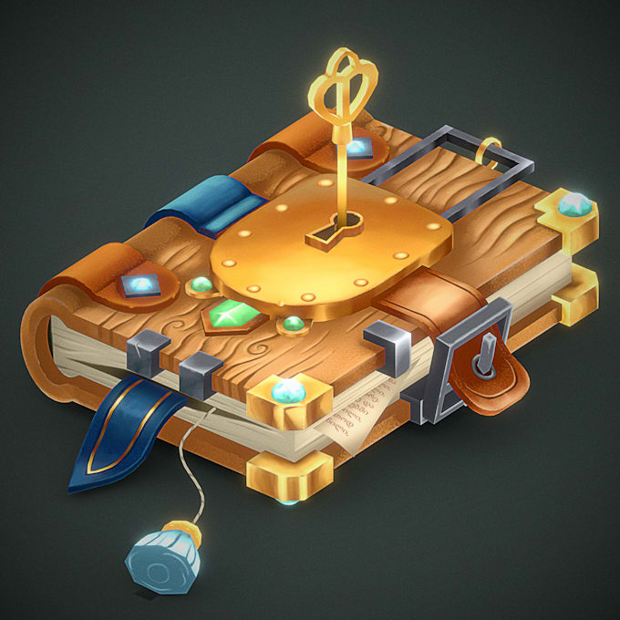 make a 3d model with stylized textures