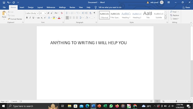do something im good to writing and translate