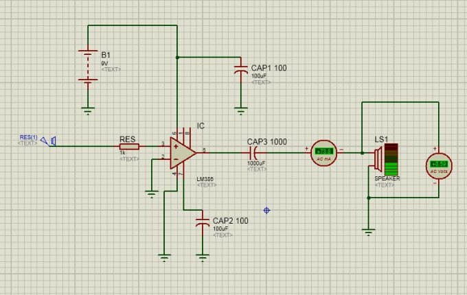 Create simulations of electrical circuits by Ibraheemspov022 Circuit Diagram