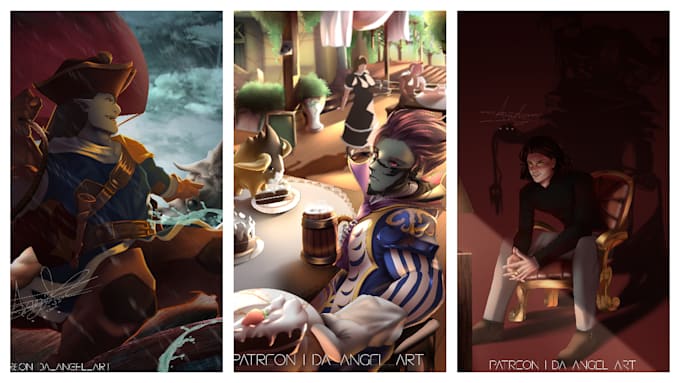 Create digital art that brings your characters to life by Daangelart ...