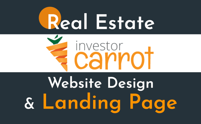 Design investor carrot website real estate website carrot landing page