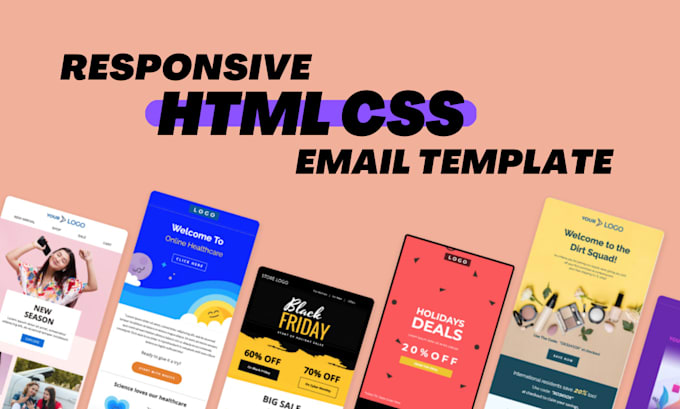 Code html email template, responsive email template by Ibtissammassa ...