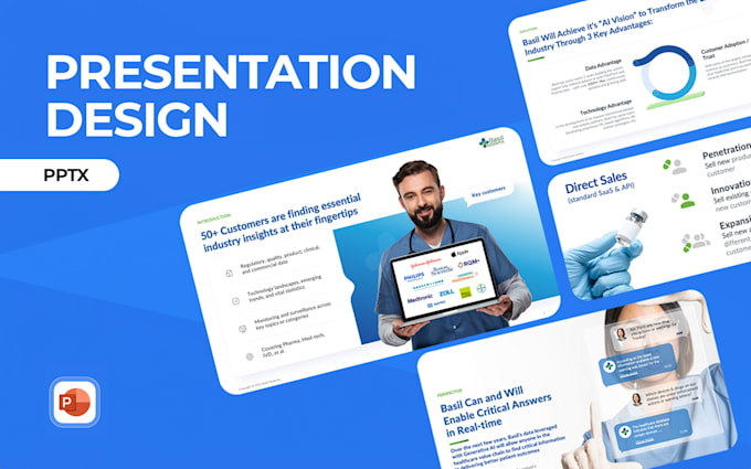 do professional business powerpoint presentation design, ppt slides, pitch deck