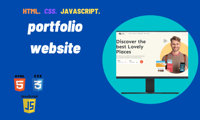 Create a portfolio website from scratch with html,css by ...
