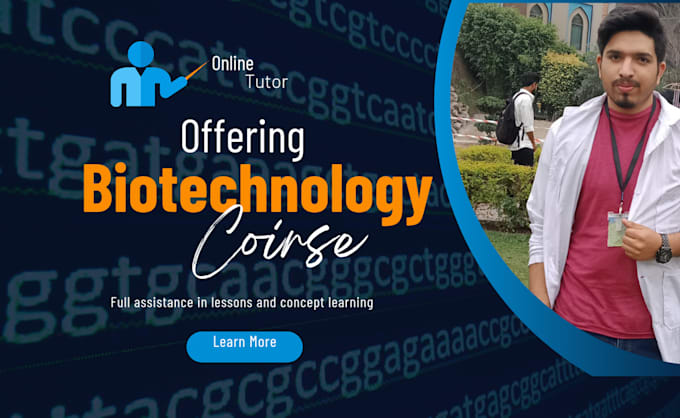 help in biotechnology course