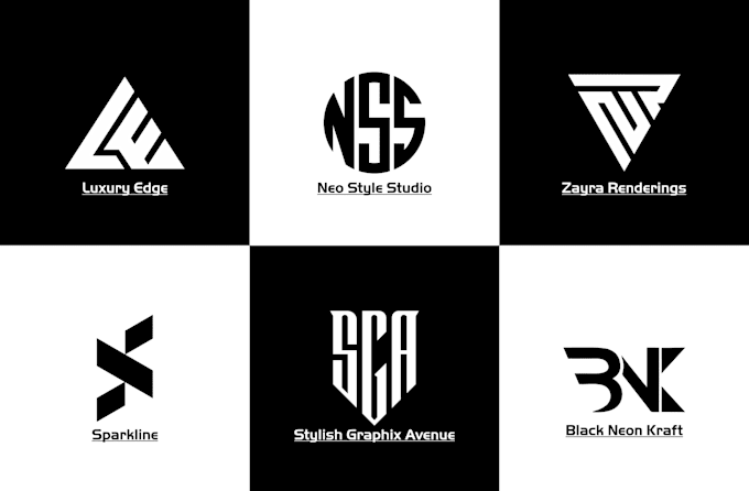 do initial modern minimal and luxury business logo designs