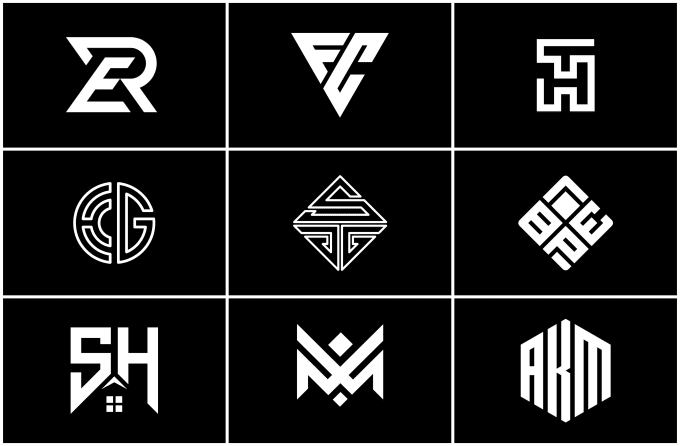 Do modern monogram initial letters logo design by Muhammadabbasgr | Fiverr