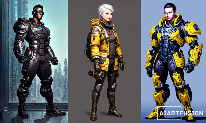Create Ai Generated High Quality Character Design By Aiartfusion Fiverr Create Ai Generated High Quality Character Design By Aiartfusion Fiverr