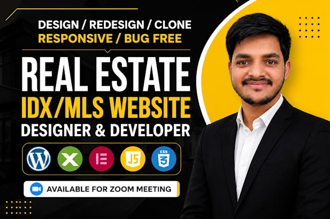 create a professional real estate website with idx and mls integration